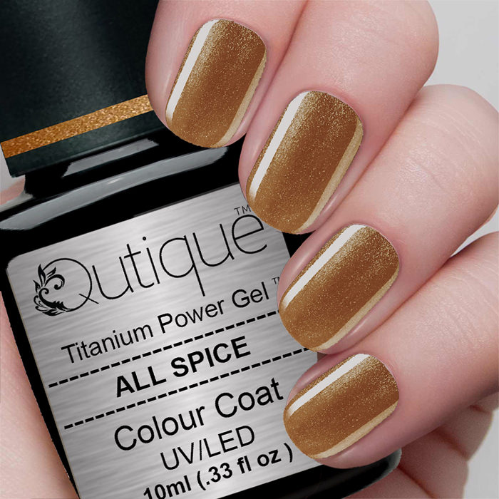 Gel Nail Polish -All Spice (copper brass metallic) -HEMA Free