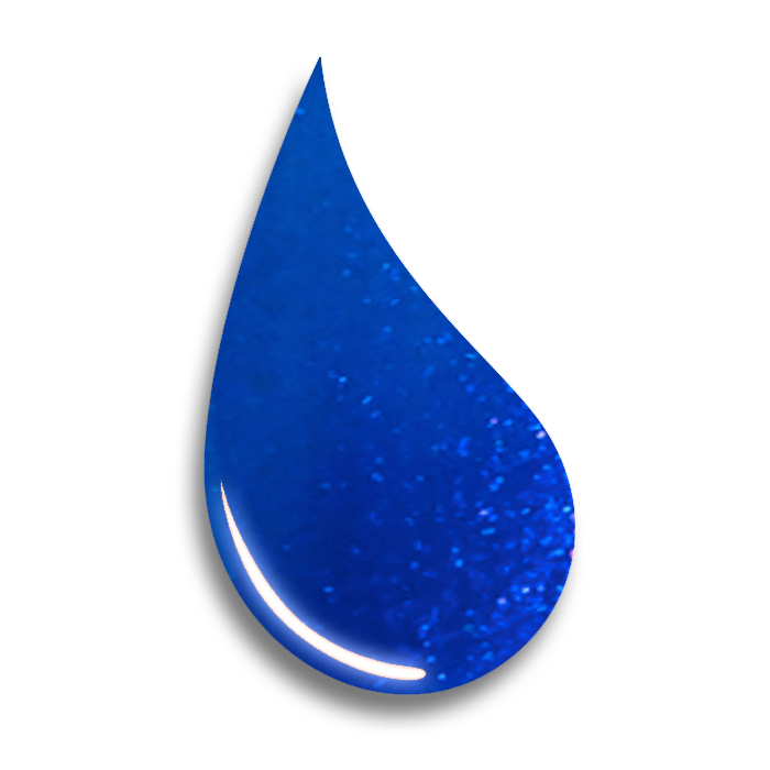 Gel Nail Polish Glitter Gel -Electrify (dark blue) -HEMA Free - Image 2