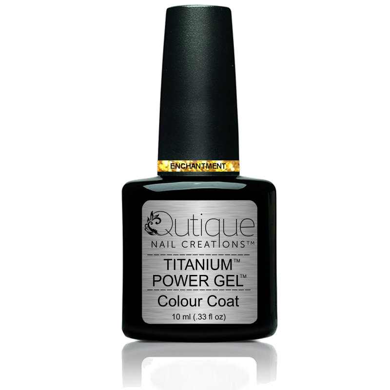 Gel Nail Polish Glitter Gel -Enchantment (gold) -HEMA Free - Image 2