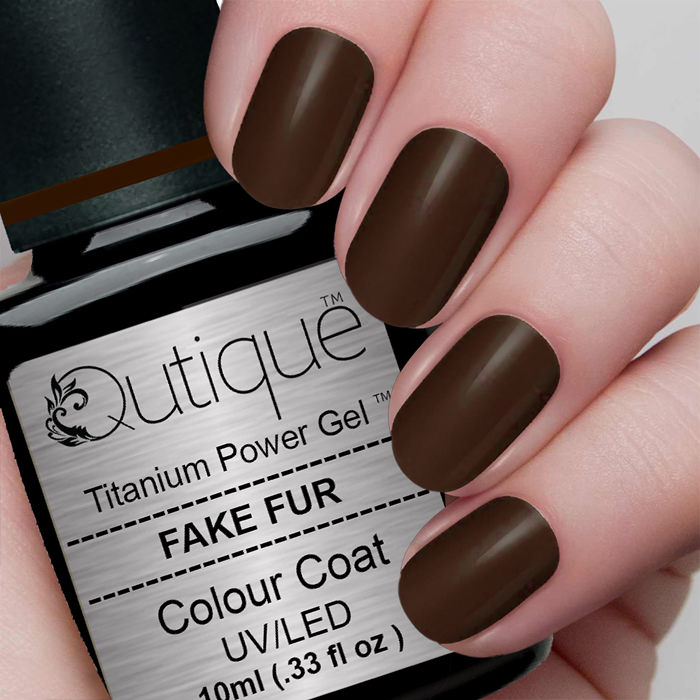 Gel Nail Polish -Fake Fur (brown) -HEMA Free