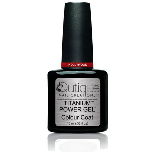 Gel Nail Polish -Hollywood (red gold shimmer) -HEMA Free - Image 2