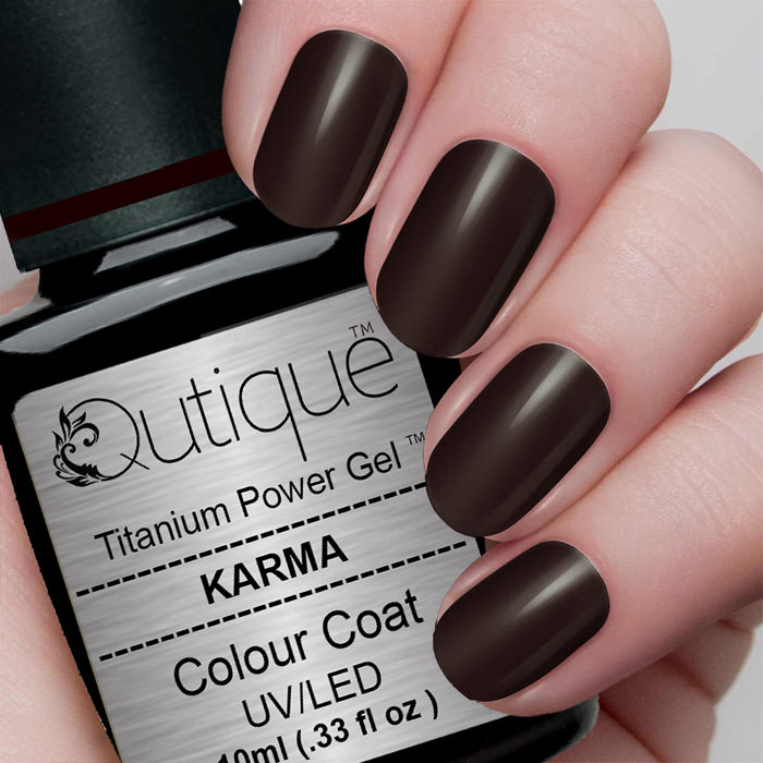 Gel Nail Polish -Karma (raisin brown) -HEMA Free