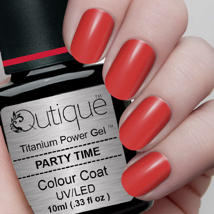 Gel Nail Polish -Party Time (red) -HEMA Free