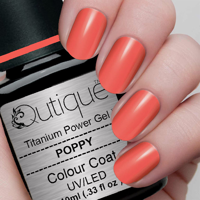 Gel Nail Polish -Poppy (orange) -HEMA Free