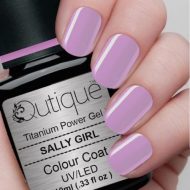 Gel Nail Polish -Sally Girl (soft pink/purple sparkle) -HEMA Free