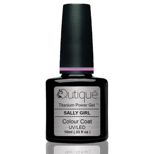 Gel Nail Polish -Sally Girl (soft pink/purple sparkle) -HEMA Free - Image 3