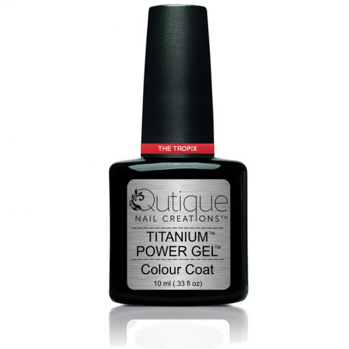 Gel Nail Polish -The Tropics (coral orange) -HEMA Free - Image 2