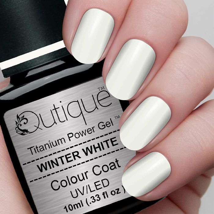 Gel Nail Polish -Winter White (french manicure) -test - Qutique