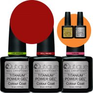 3 Colours inc Base & Top -Gel Nail Polish Pack -HEMA Free