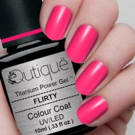 Gel Nail Polish -Flirty (metallic pink red) -HEMA Free